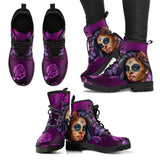 Pink Calavera Boots