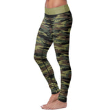 Green Camo Leggings