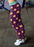 Purple Cat Leggings