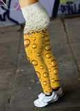Beer Bubbles and Foam Leggings
