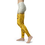 Beer Bubbles and Foam Leggings
