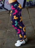 Navy Unicorn Leggings