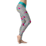 Abstract Memphis Style Leggings