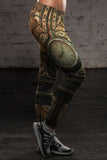 Steampunk Clock Leggings