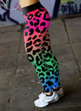 Retro Leopard Print Leggings