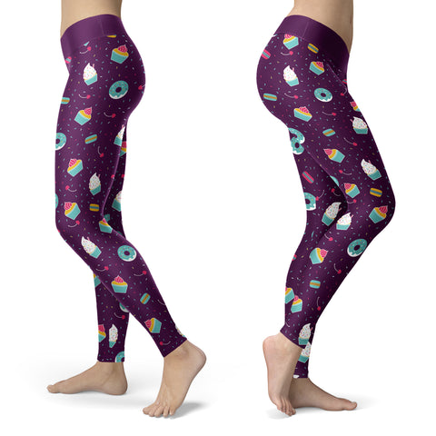 Cupcakes and Donuts Leggings