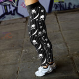 Cat Pirate Crossbones Leggings