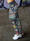 Take Me To The Ocean Surf Leggings