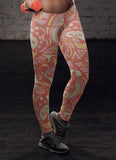 Pink Native Pattern Leggings