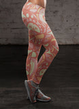 Pink Native Pattern Leggings