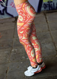 Pink Native Pattern Leggings