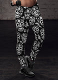 Black and White Sugar Skulls