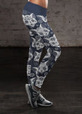 Sugar Skull Cats Leggings