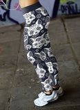 Sugar Skull Cats Leggings