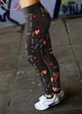 I Love You Heart Leggings