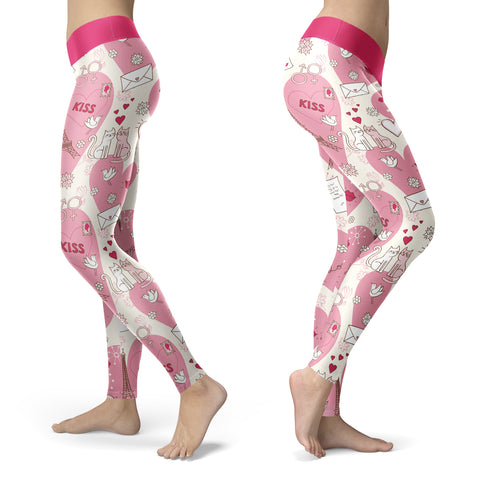 Cats in Paris Leggings