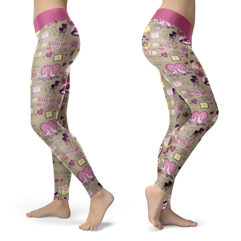 Birds in Love Leggings
