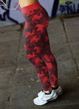 Red Camo Leggings
