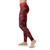 Red Camo Leggings