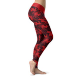 Red Camo Leggings
