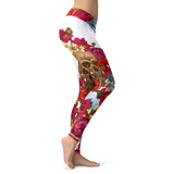 Flower Skull Leggings