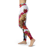 Flower Skull Leggings