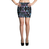Purple Galaxy Mini Skirt