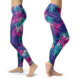 Colorful Palm Leggings