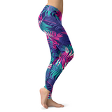 Colorful Palm Leggings