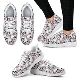 Pink Skull Athletic Shoes
